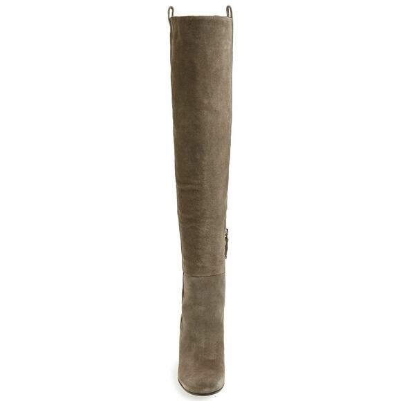 Vince Camuto Signature Women Over the Knee Boots Kylar Size US 9.5M Grey Suede - Picture 3 of 4
